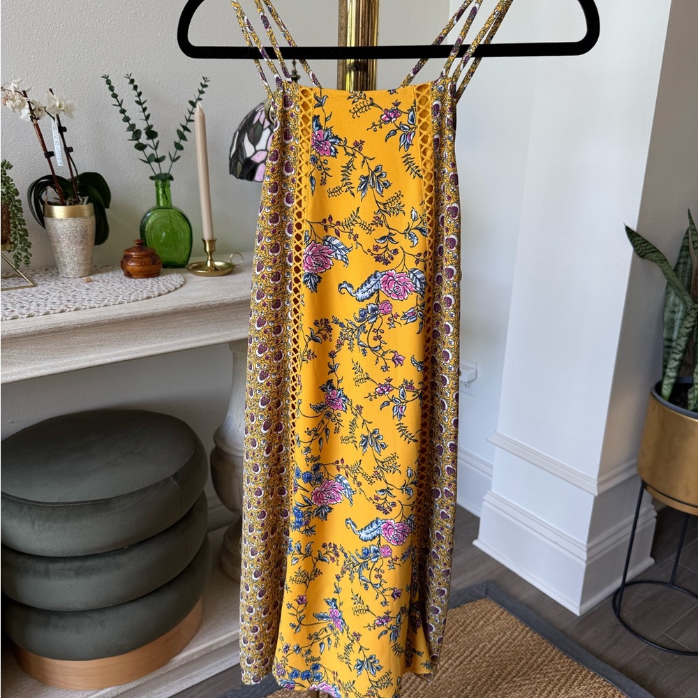Floral Yellow Dress